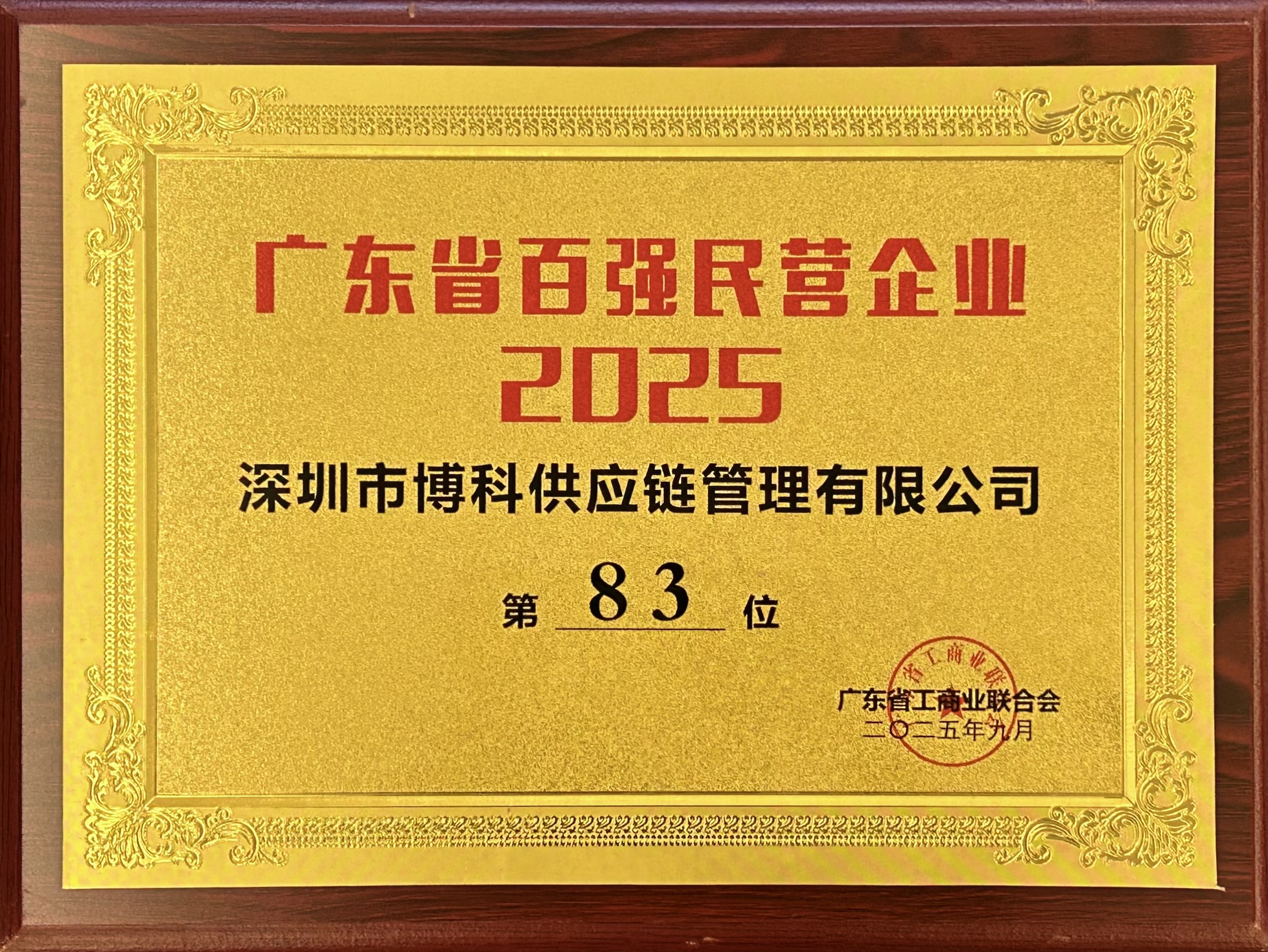 广东省百强民营企业